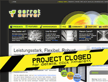 Tablet Screenshot of carrot-server.com